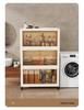 Premium Foldable Toy & Clothes Storage Cabinet - No Assembly, Multi-Layer, Large Capacity