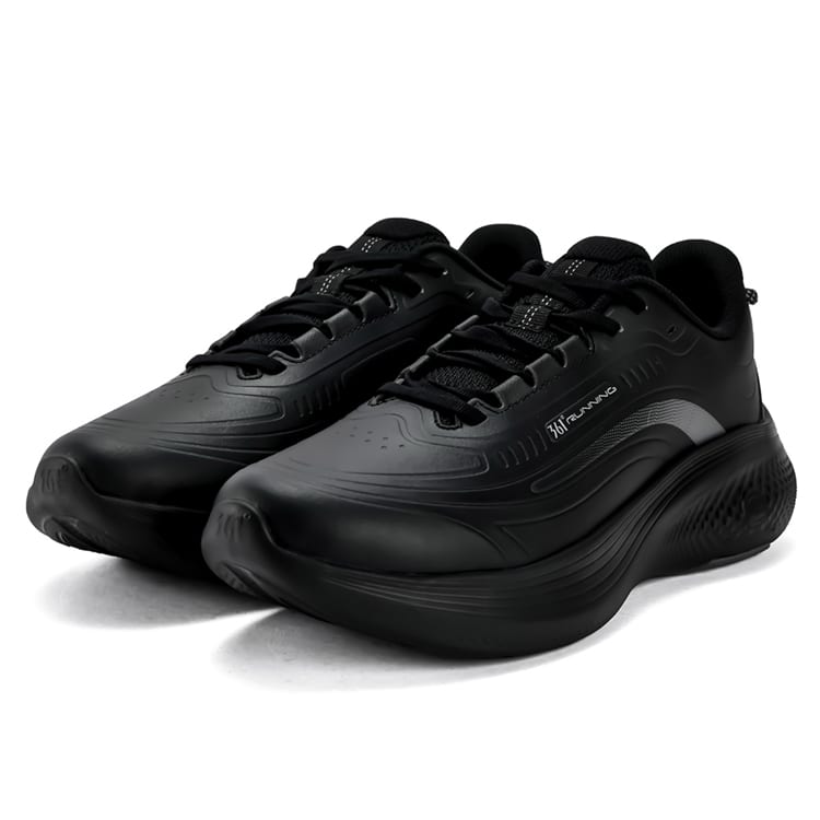 361 Ammortizzazione, Resistenti all'Usura Scarpe da Corsa Casual Basse da Uomo Nero Ossidiana 672532212F-4