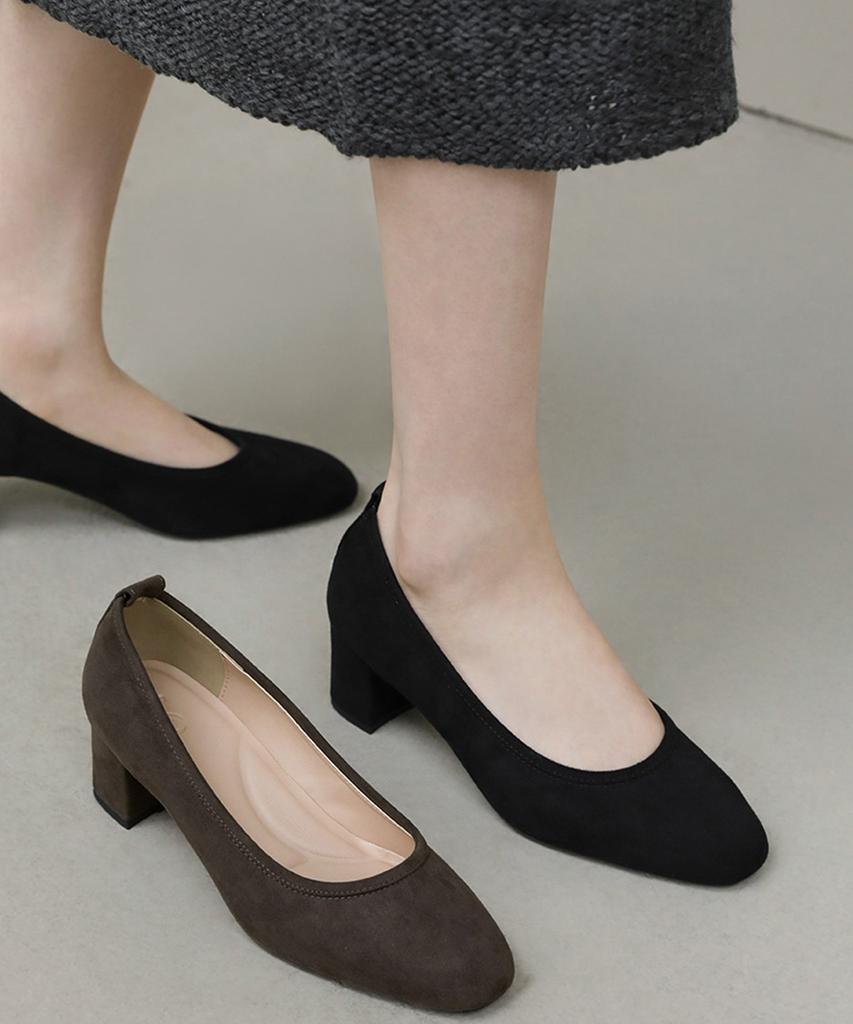 Sappun Mirei Round Pumps Heels (5Cm)