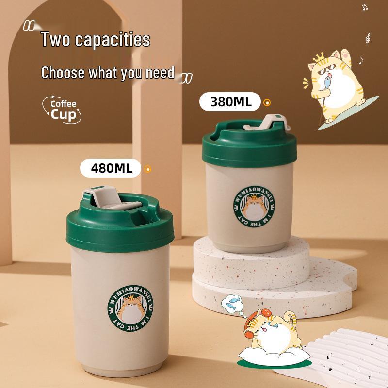 304 Double-Layer Stainless Steel Travel Thermos Mug