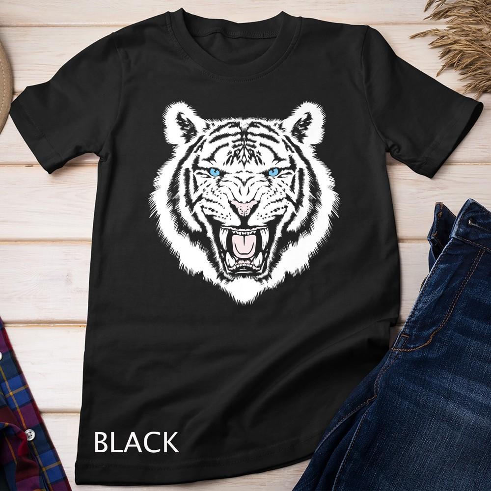

White Tiger Trendy Animal Print Easy Tiger Premium Unisex T-shirt 2XL