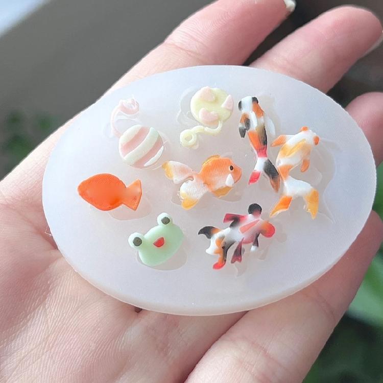DIY Silicone Mold for Crafts DIY Fish/Coral Epoxy Mould Jewelry Making Supplies
