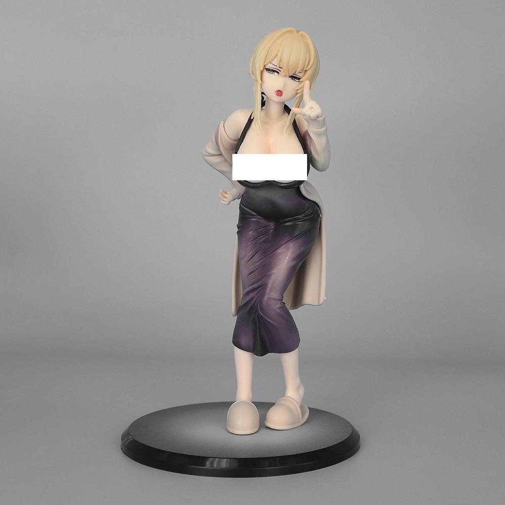 New Standing Pose Anime Girl Figurine Erin Doll In Sensual Dress Desk Collectible Gift For Boys On Special Occasions