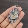 Natural Abalone Shell Gemstone 925 Sterling Silver Jewelry  Pendant 2.03" AJP-2471
