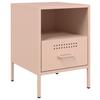 Nightstands 2 pcs Pink 36 x 39 x 50.5 cm Steel