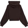 Adidas Originals Sweatshirts Women's Brown Hooded Non Detachable Moderate Straight Fit KT1922
