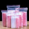 100Pcs Clear Snacks Zero Waste Kitchen Food Storage Sealing Bag Plastic Bags