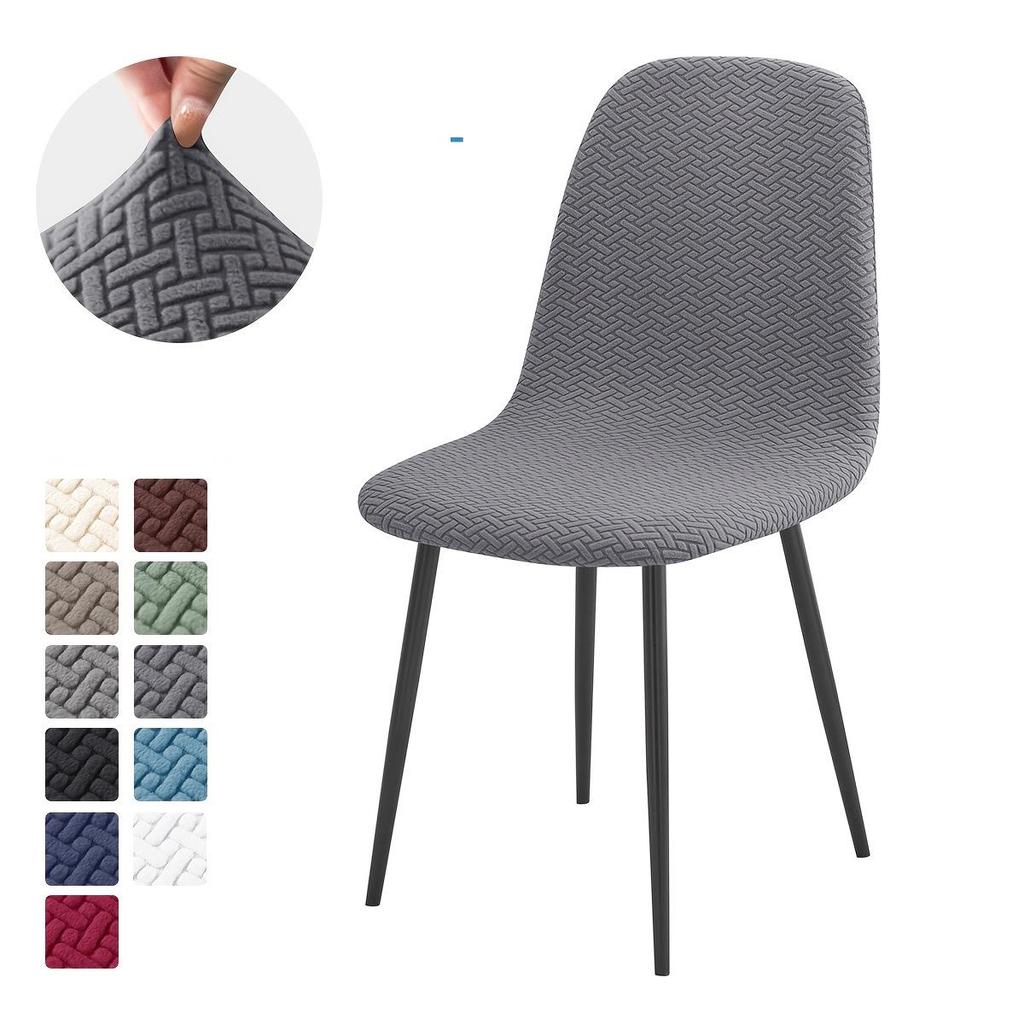 Jacquard Stuhlbezug für Zuhause, Hotel und Restaurant Esszimmer Eames Shell Staubschutzabdeckung