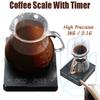 Kávová váha Automatický časovač LED displej/ Dobíjecí přes USB / Kuchyňská váha Elektronická váha 3kg/0,1g Vysoká přesnost