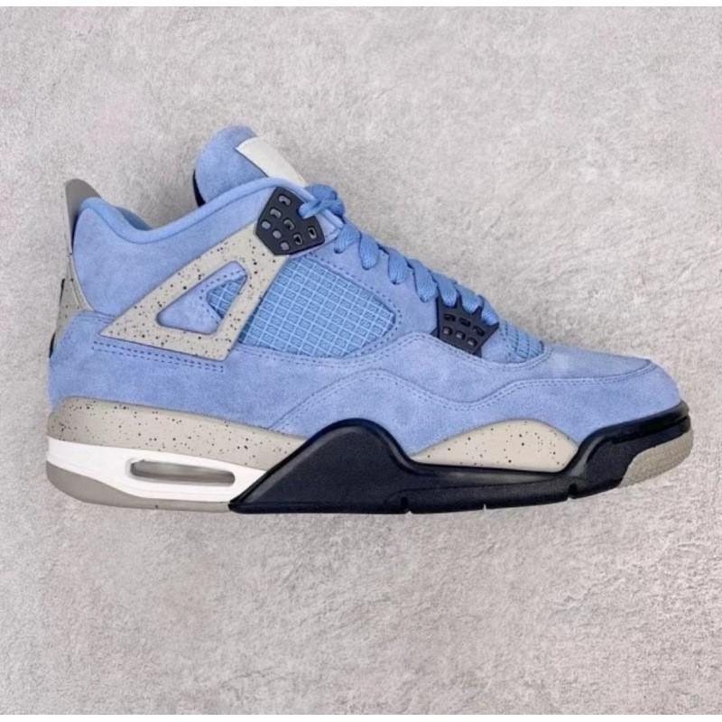 Men Women Basketball Shoes Mid-Top Sneakers With Air Cushion Support Red Blue Split Color Black Cement Paris Style