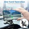 Car Phone Holder Stand 360 Degree Rotation Dashboard Car Clip Mount GPS Bracket Mobile Phone Holder Universal Cellphone Support