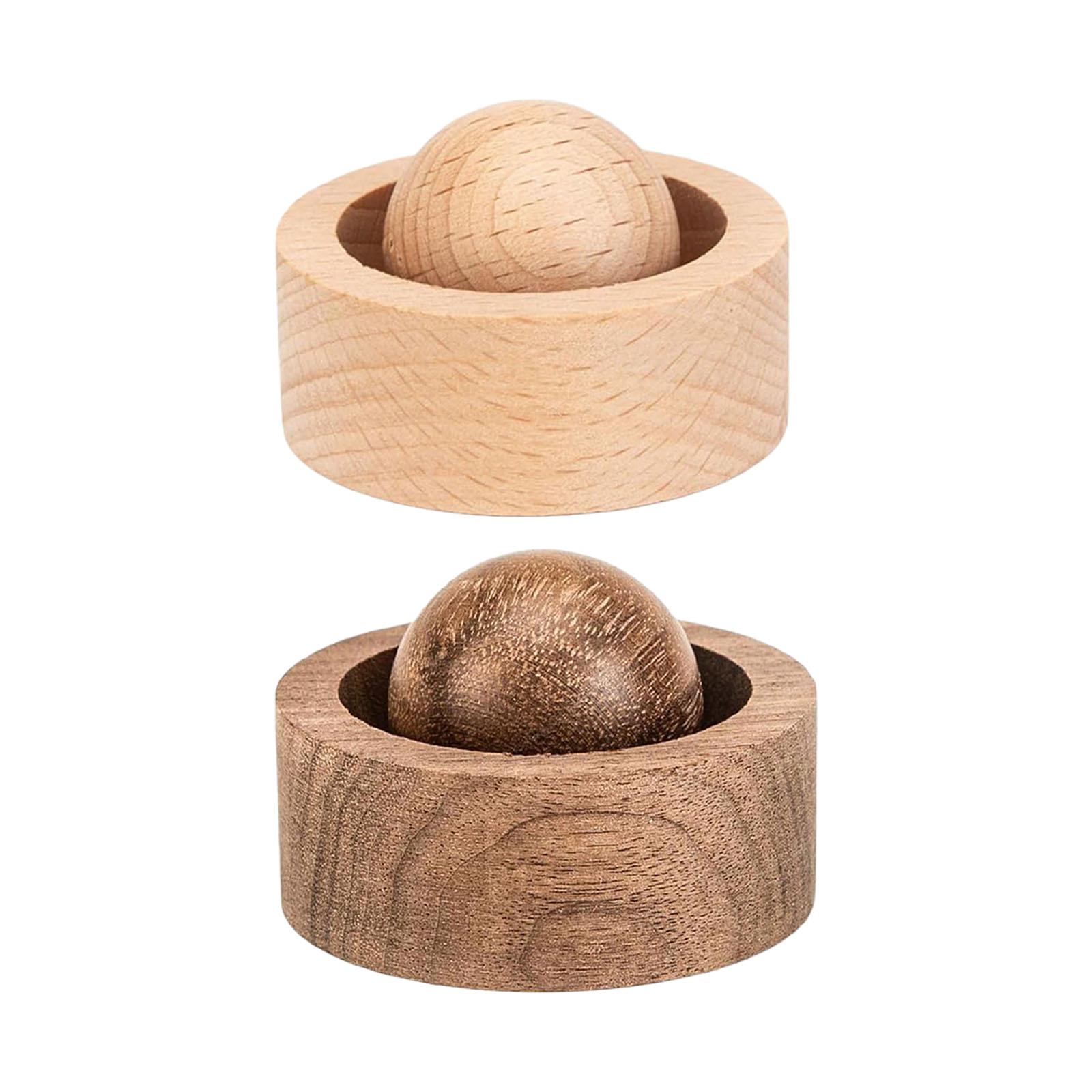 Wooden Essential Oil Diffuser,Aromatherapys Diffuser,Small Round Ball Diffuser Air Freshener for Living Room Bedroom 1