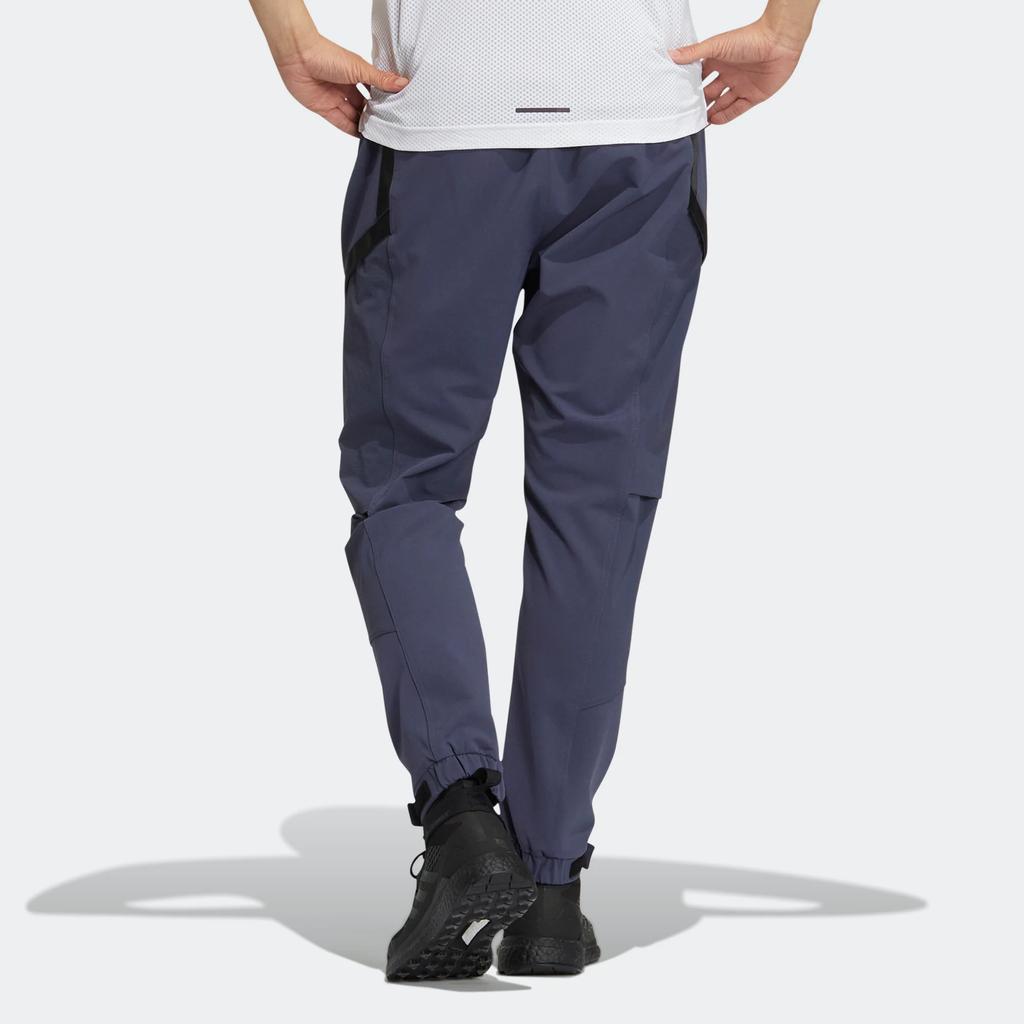 Adidas Terrex Voyg Embroidered Logo Sun-Protective Sports Pants Men Bottoms Blue IC8171