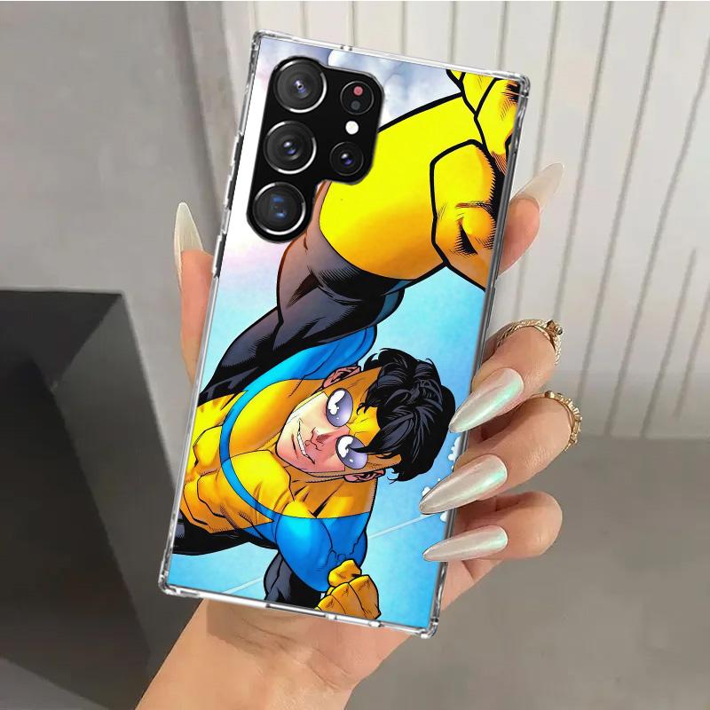 Cool I-Invincible Phone Case for Samsung Galaxy S26 S24 S23 Ultra S25 Edge S22 S21 Plus S20 FE + Soft Print Shell Funda Galaxy S