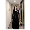 French long-sleeved dress women's new early autumn early autumn temperament long dress Korean atmosphere wear