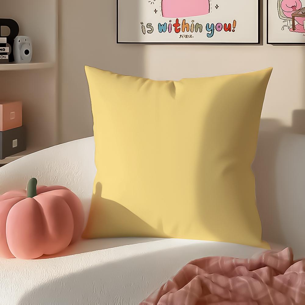 Bright Cheerful Ar Candy Color Cushion Cover Pillowcase Short Plush Invisible zipper Room Sofa Cushion Cover