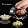 1/2pcs Kitchen Chop Garlic Tools Dining Bar Kitchens Accessories Manual Garlic Press Home Garden. Stainless Steel Gadgets