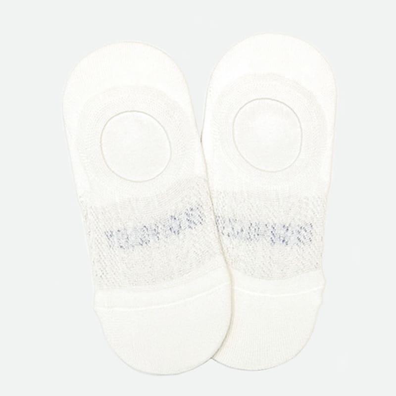 YELLOWSOCKS FAKE SOCKS PUNCHING MONO WHITE M