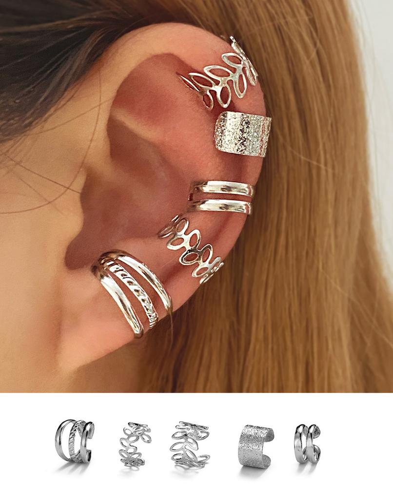Delicate Tassel Clip Earrings Female Buckle Ear Cuff No Piercings Fake Cartilage Ear for Women New Fashion Jewelry Gifts