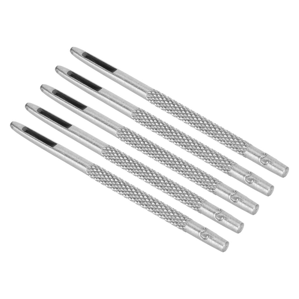 20Pcs Leather Hole Punch Carbon Steel Chromeplated Assorted Sizes Leather Punch Tool for Watch Band