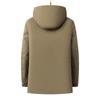 Hengyuanxiang Men's Detachable Hood Warm Parka Jacket