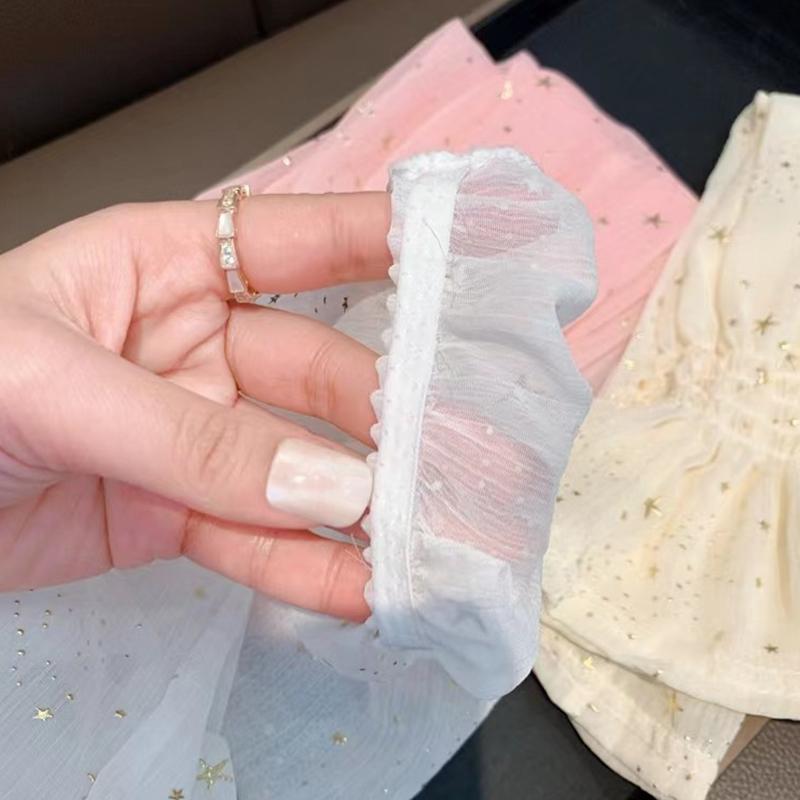 Star Chiffon Yarn Puff Ice Sleeves Daily Clothing Decor Versatile Photography Atmosphere Props Women Sun Protection Uv Arm Cover