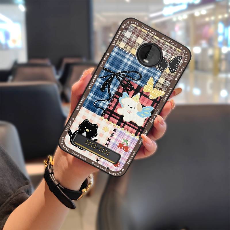 Durable Protective Phone Case For MOTO Z4 Play Graffiti Phone Pouch Cartoon Anti-knock TPU Waterproof Cute Soft Case