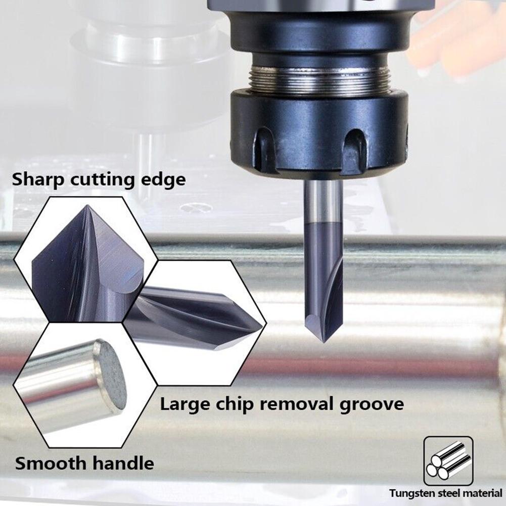 End Mill 90 Degree Carbide Router Chamfer Engineering Tool