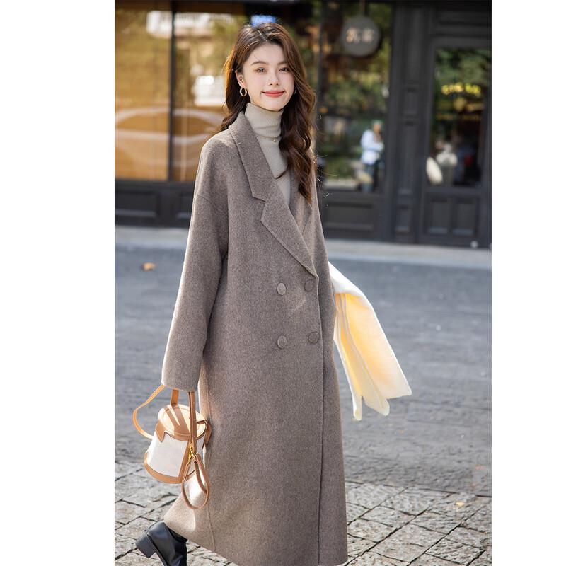 ITISF4 Autumn High-End Double-Faced Yak Wool Coat