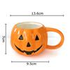 Halloween Pumpkin Porcelain Mugs Water Cup Creative Tableware Coffee Mug Dining Table Afternoon Tea Teacup Fruits Juice Cup