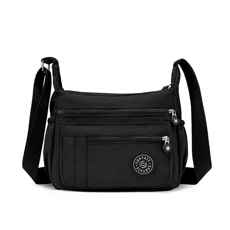 Neue Umhängetasche mit großem Fassungsvermögen, leichte Stofftasche, Muttertasche, mehrschichtige Schultertasche, Damen-Reiserucksack
