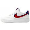 Air Force 1 Low 3D Chenille Swoosh Weiß Rot Blau 823511-106