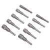 2 Set Magnetic Hex Socket Set 1/4in Shank 65mm Screw Nut Driver Setter Drill Bit 1/4in 5/16in 3/8in 