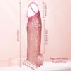 Sexual Tools Reusable Condom Cock Sleeve Soft Silicone Condom Enlargement Penis Sleeve Realistic Penis Extender Sex Toy for Men