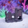 Aquarium Castle Decoration Resin Castle Landscaping Decor Decorative Stone Cave Hide House Realistic Ancient Castle Decoration