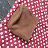 Johnature Damen Gepunktete Kleider Vintage Warm Dick Frühling A-Linie Taschen Lässig A-Linie Rote Kleider