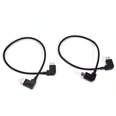 Cavo Micro USB ad Angolo Sinistro da 4" a USB-C OTG per Amplificatore DAC Digitale Portatile