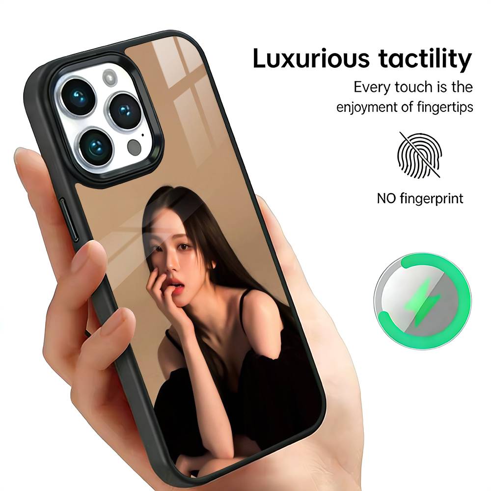 K-Ka-rina Wireless Charger Compatible Phone Case for iPhone 17/16/15/14/13/12/11 Pro Max Plus - Protective Funda Cover