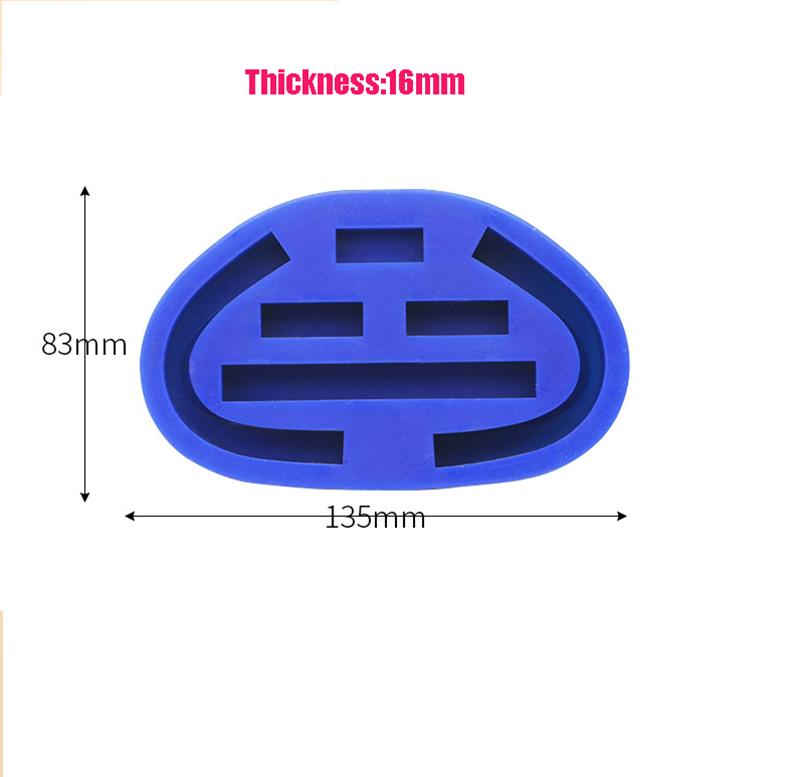 

1Pc New Rubber Silicone Rubber Wax Rim Mold Dental Model Base Good Quality Denture Making Molds