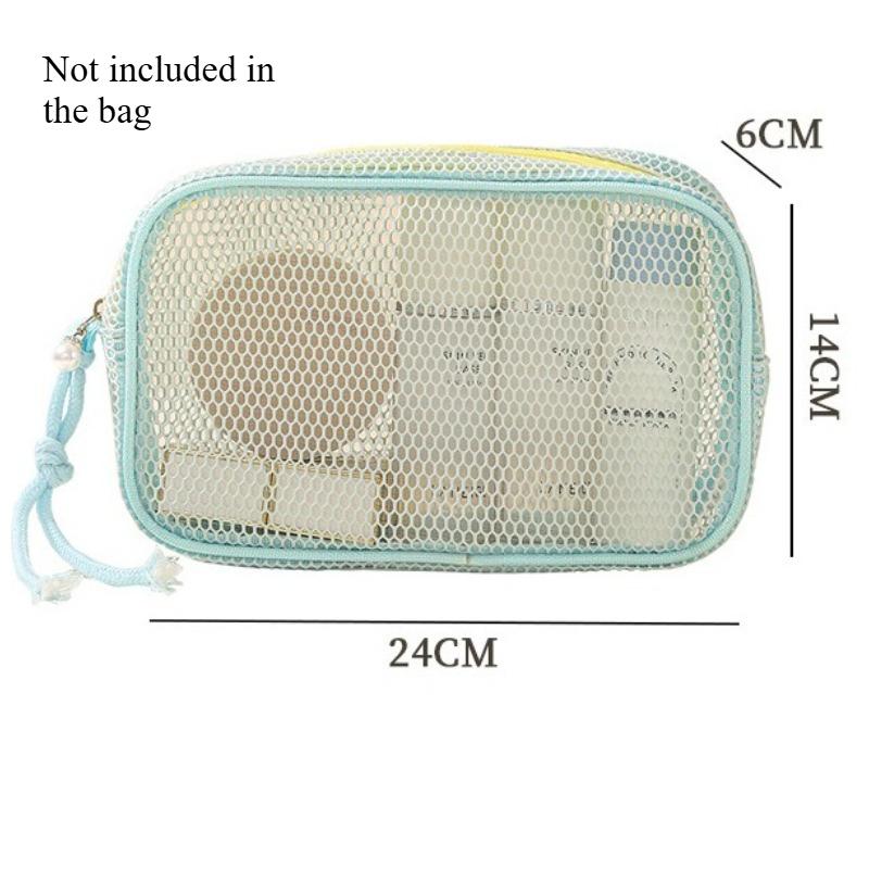 

Dopamine Mesh Makeup Bag for Women Large Capacity Portable Toiletry Bag