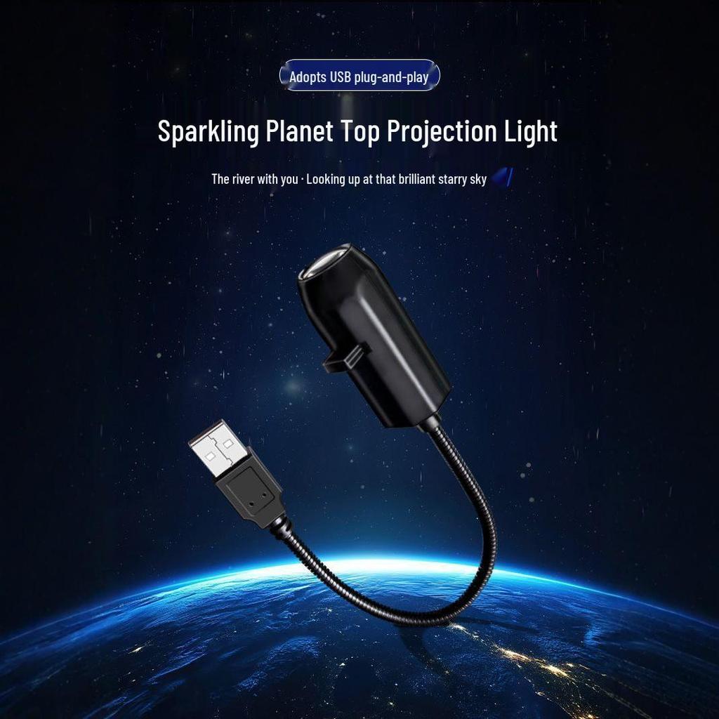Starry Sky Moonlight Bedroom Projector - Creative Night Light & Internet Sensation