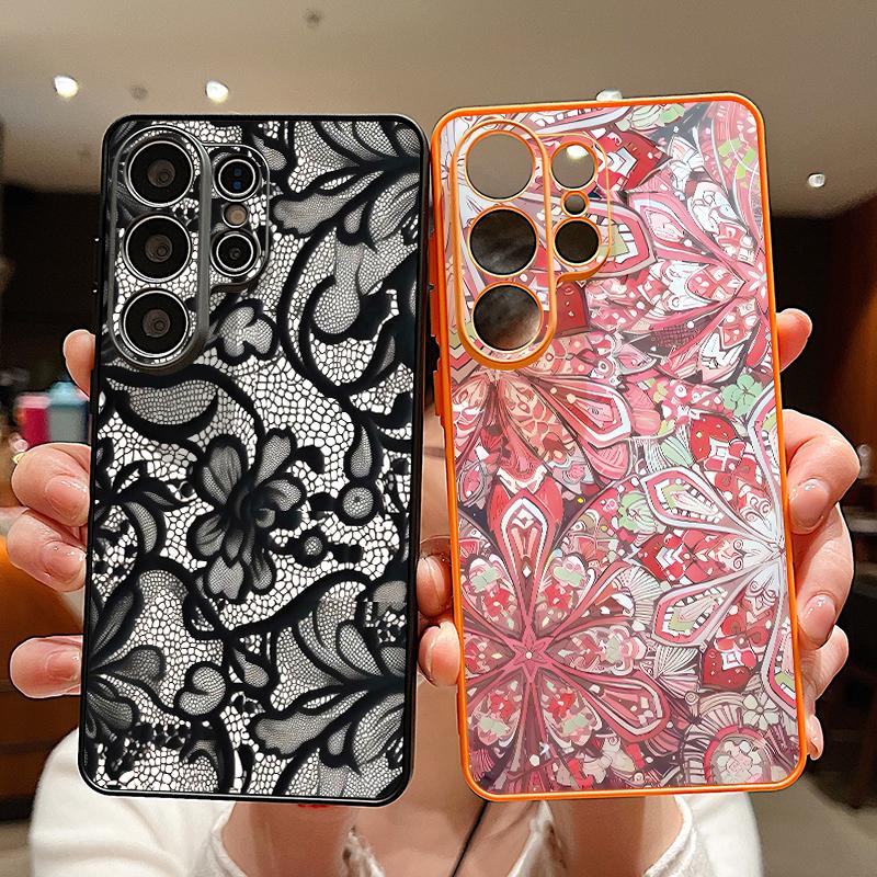 Vintage European Style Case For Samsung Galaxy S26 Ultra S25 Edge S24 Plus S23 FE S22 A17 A54 A55 A56 A57 5G Magnetic For Magsafe Matte Cover Moon Sun