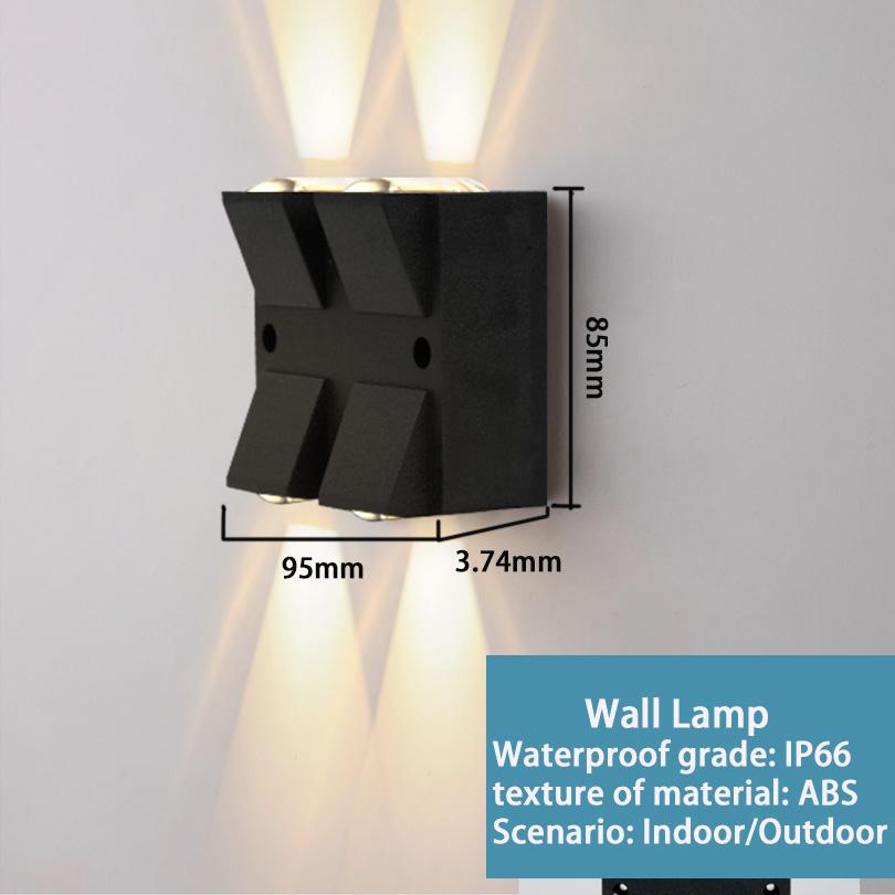 LED Outdoor Wall Lights  Exterior Wall Sconce IP66 Waterproof Led Sconce Lamp for Porch Front Door Garden Wall Lamp