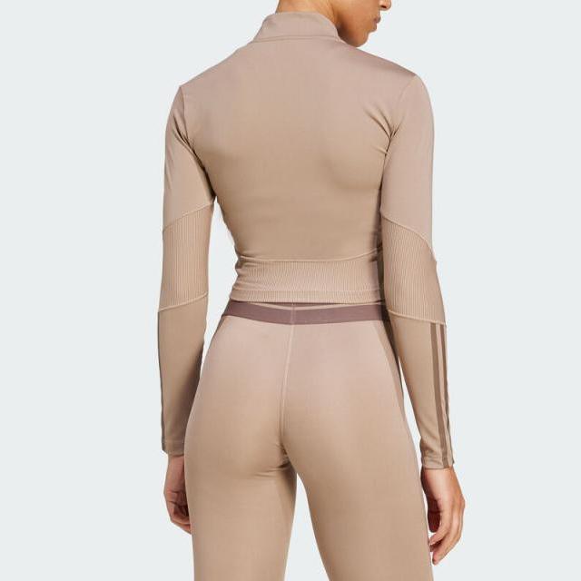 Adidas Track Lightweight Zip-Up Fitness Top Women Tops JY2093