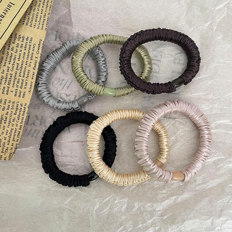 6PCS Elastic Hair Bands Ties Scrunchie Headband for Women Girls Simple Basic Hair Accessories