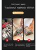 Rechargeable Handheld Electric Fish Scale Scraper - Automatic Fish Killing and Descaling Device for Home and Commercial Use