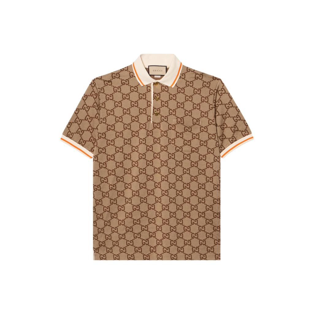 Gucci Gg Logo Jacquard Polo Shirt 742384-XJFGU-2270