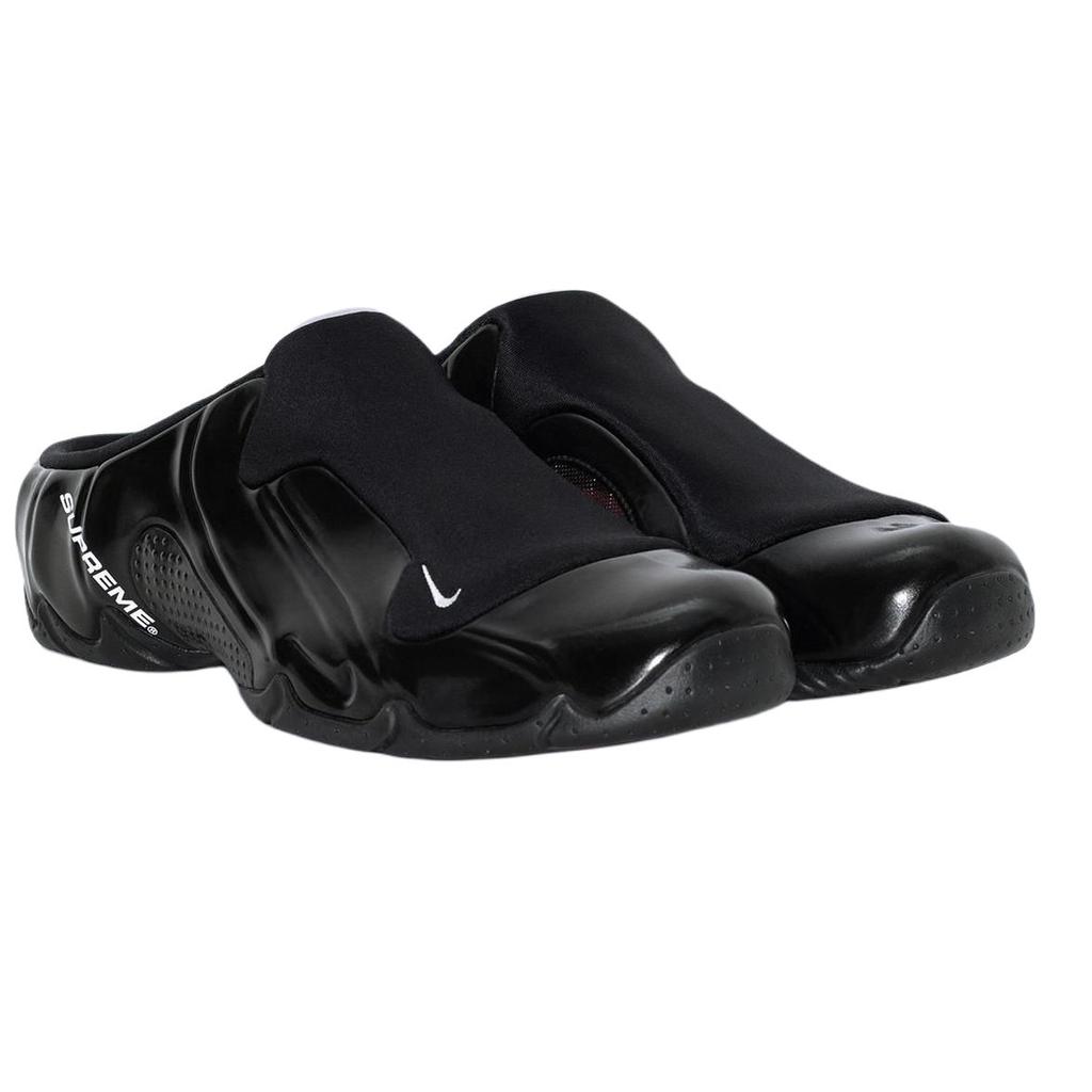 Supreme X Nike Clogposite Black Unisex Sneakers White HJ6215-001