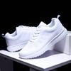 Dames Casual Schoenen Mode Wandelschoenen Mesh Ademende Sneakers Schoenen Dames hardlopen Sport Plat Platform Witte Gevulkaniseerde Schoenen