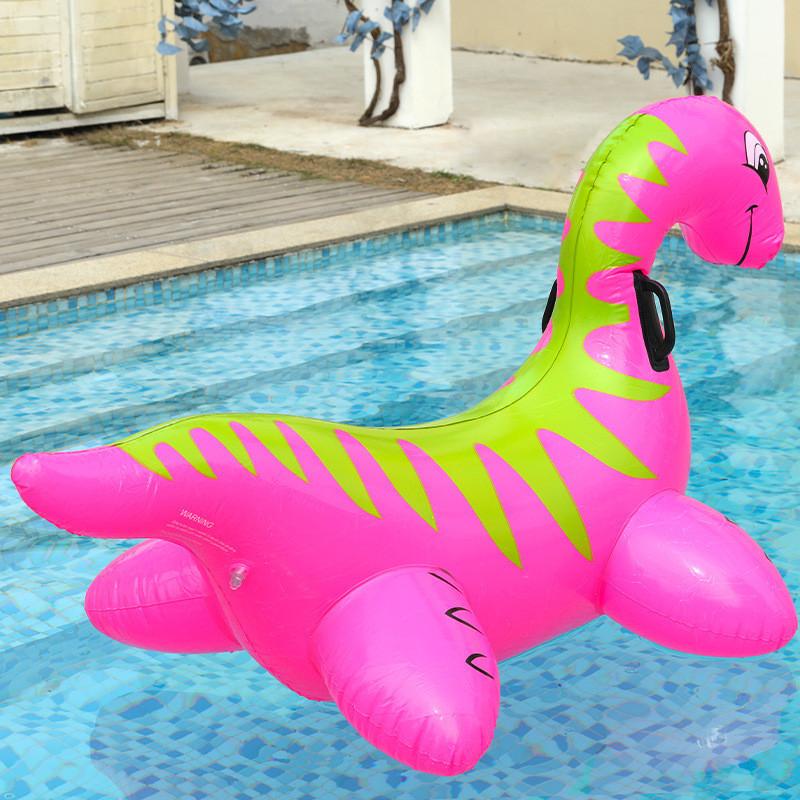 Nadmuchiwana Zabawka Wodna Dinozaur do Pływania dla Dzieci Grube PCV Pływająca Tratwa Zabawka dla Małych Pływaków